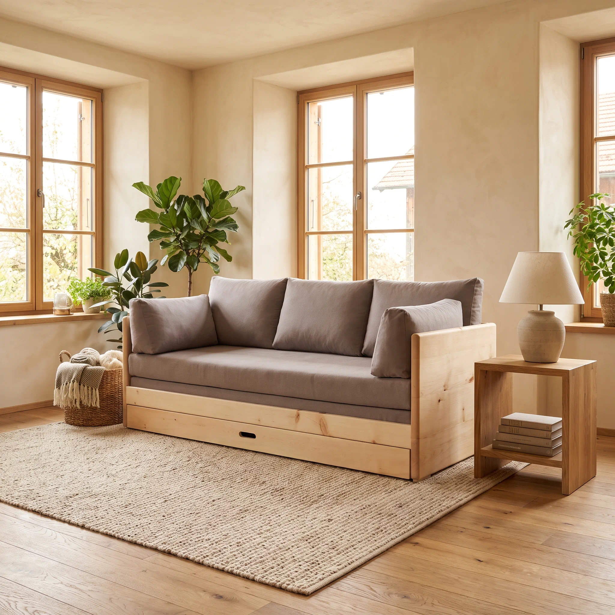 Natur-Sofas und Polsterbetten